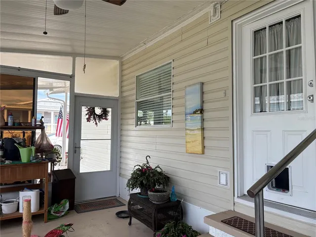a room with furniture and a window