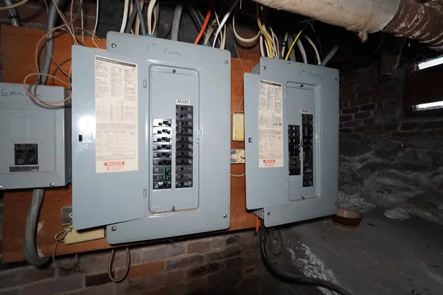 a front view of a house with stairs