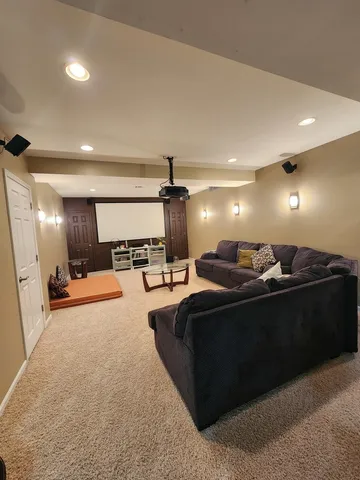 a kitchen with lots of counter top space