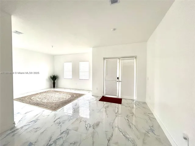 a view of an empty room