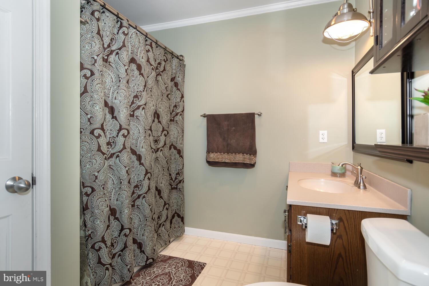 1015 Long Point Road Grasonville, MD 21638 - Photo 30 of 39 a bathroom with a sink and a mirror