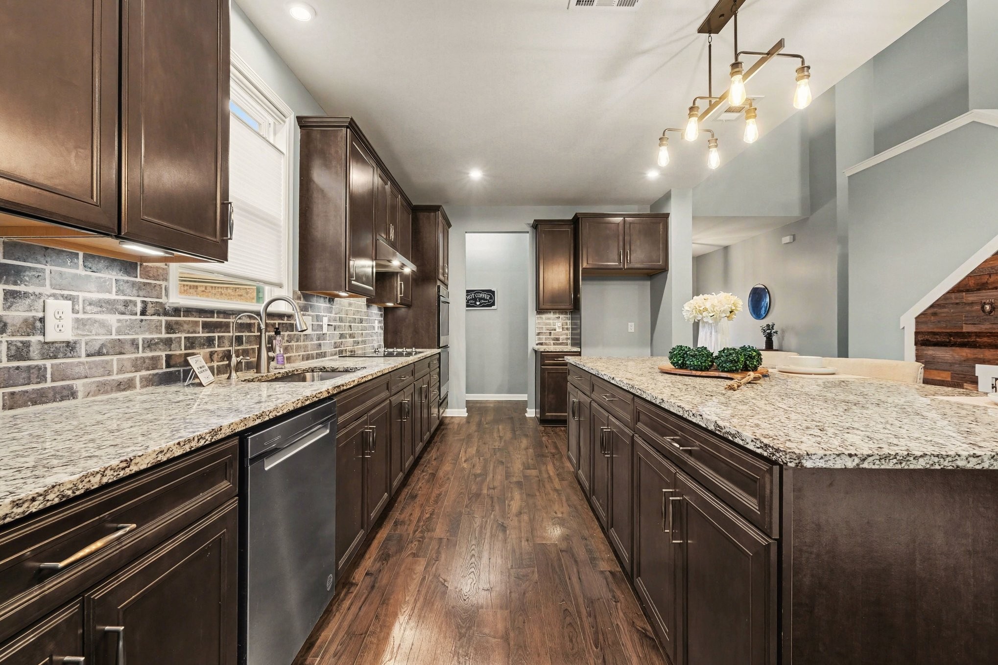 3738 Magpie Lane Murfreesboro, TN 37128 - Photo 12 of 42 a large kitchen with stainless steel appliances granite countertop plenty wooden cabinets