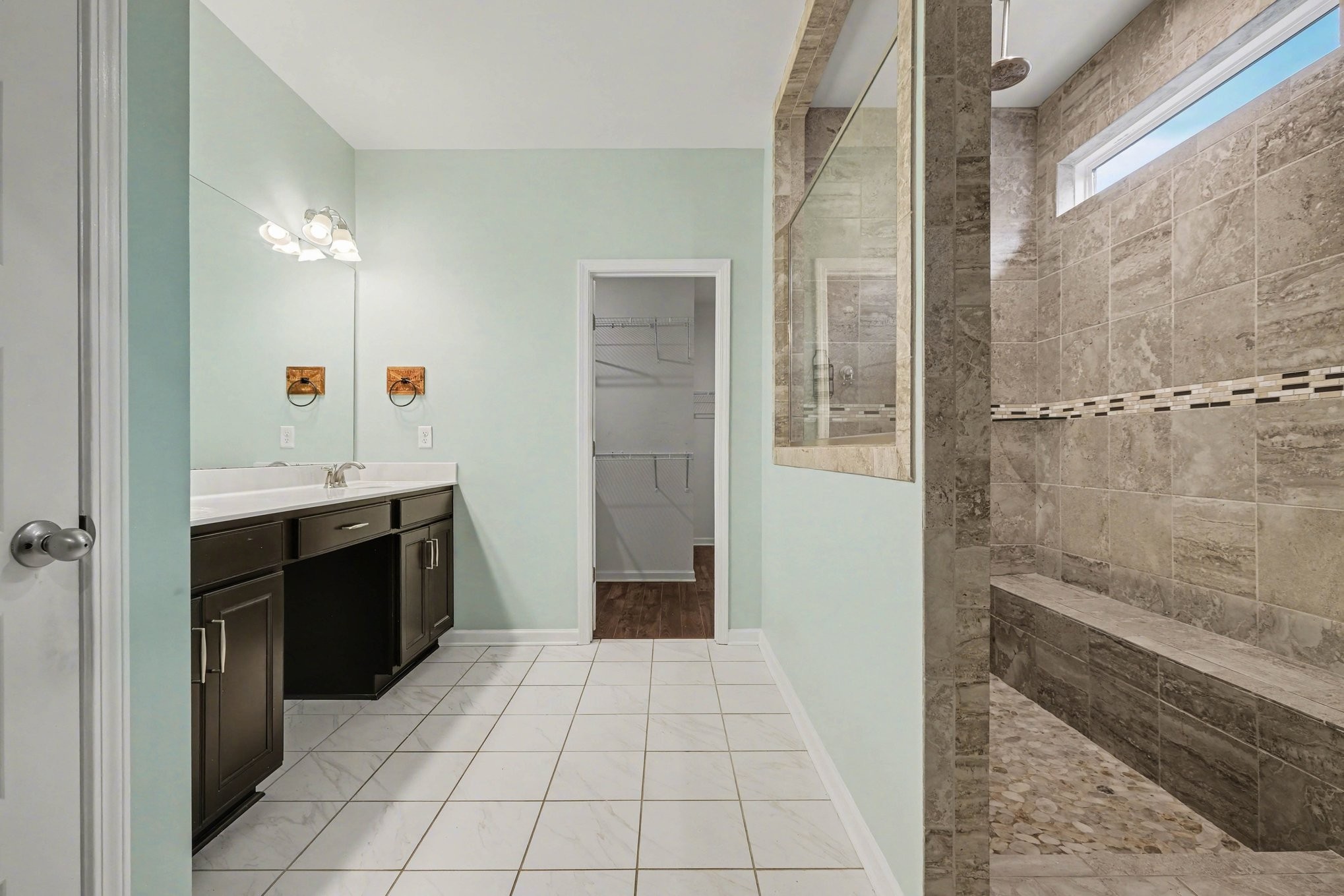 3738 Magpie Lane Murfreesboro, TN 37128 - Photo 17 of 42 a bathroom with a sink and a mirror