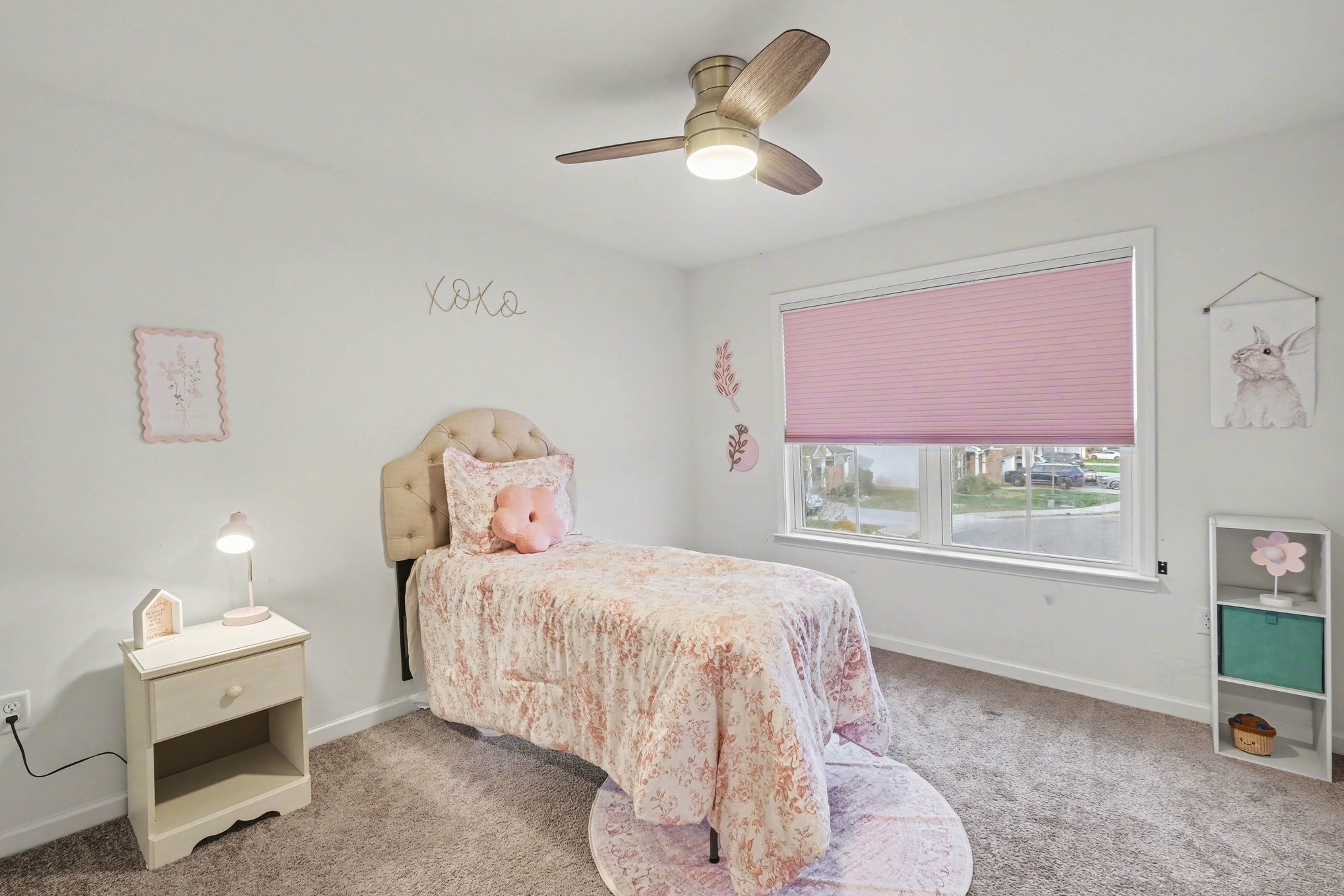 3738 Magpie Lane Murfreesboro, TN 37128 - Photo 31 of 42 a bedroom with a bed and a chandelier
