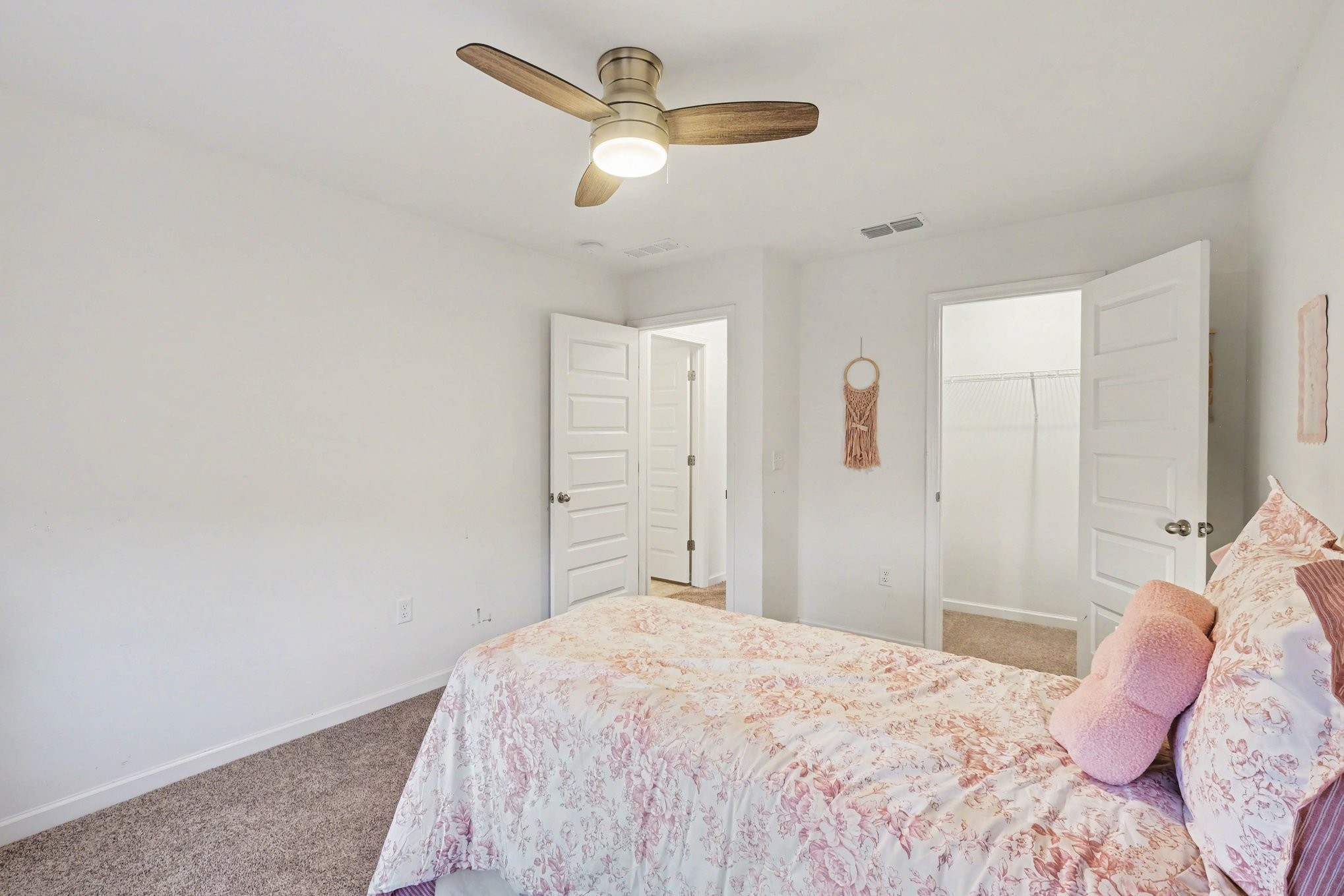 3738 Magpie Lane Murfreesboro, TN 37128 - Photo 32 of 42 a bedroom with a bed and a chandelier