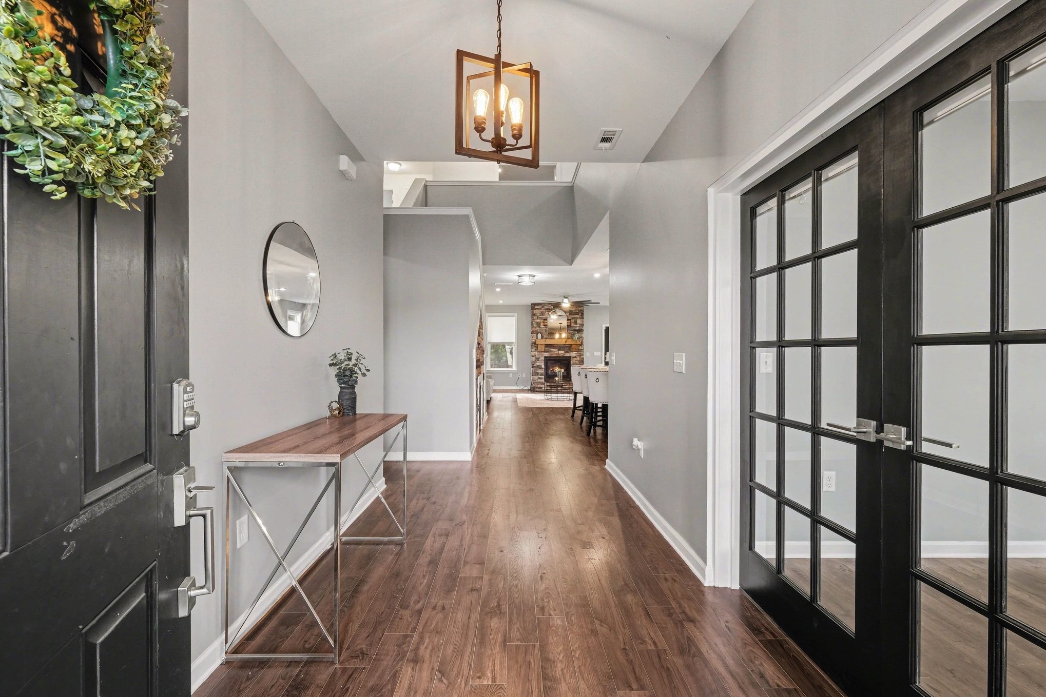 3738 Magpie Lane Murfreesboro, TN 37128 - Photo 4 of 42 a view of a hallway with wooden floor and entryway