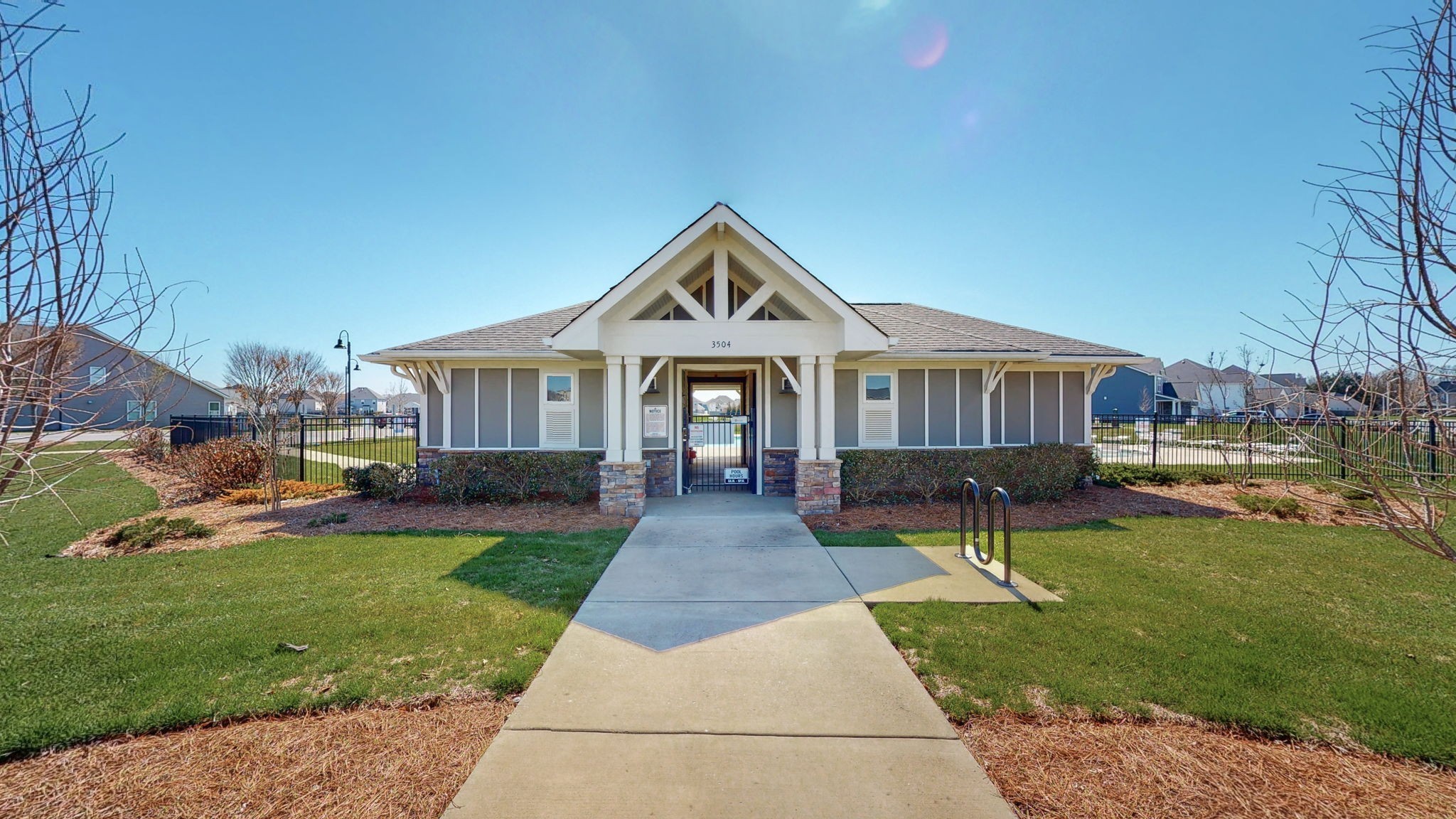 3738 Magpie Lane Murfreesboro, TN 37128 - Photo 42 of 42 a front view of a house with garden and porch