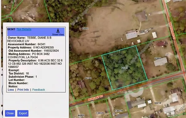 $70,000 | 0 Burvant Street, Abita Springs, LA 70420