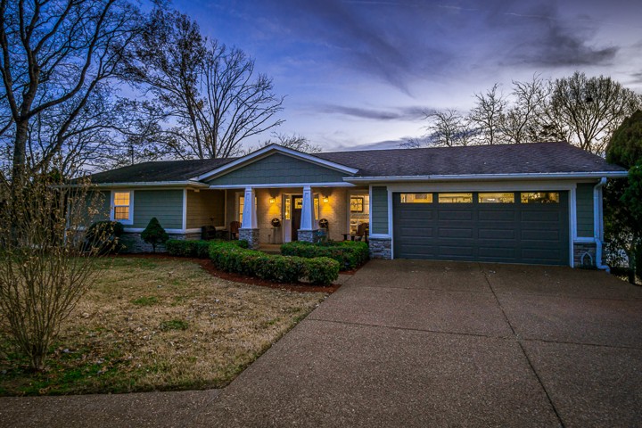 812 Burton Point Road Mount Juliet, TN 37122 - Photo 12 of 29 a front view of a house with a yard