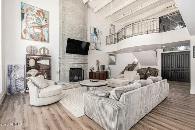 a kitchen with stainless steel appliances a sink stove and refrigerator