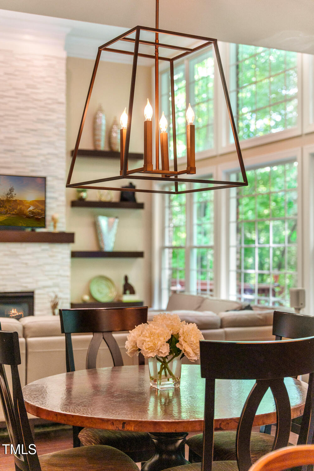 412 Bowen Road Rougemont, NC 27572 - Photo 25 of 40 a dining room with furniture and window