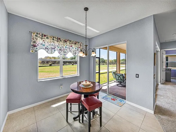 a view of a livingroom from a hallway