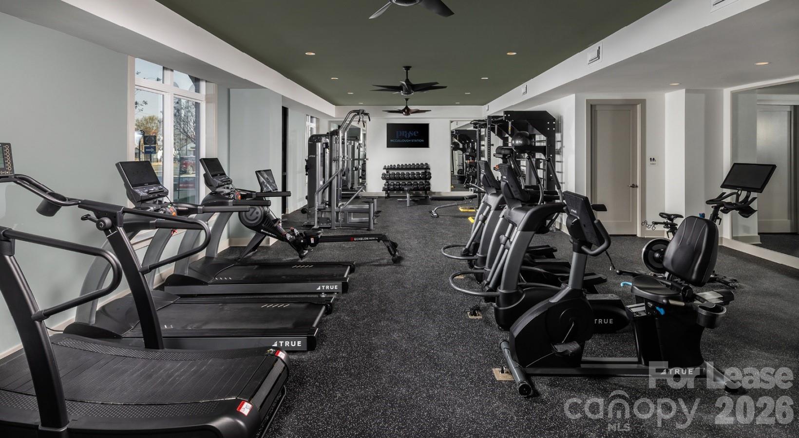 8424 North Tryon Street, Unit B2 Charlotte, NC 28262 - Photo 6 of 25 a view of a room with gym equipment
