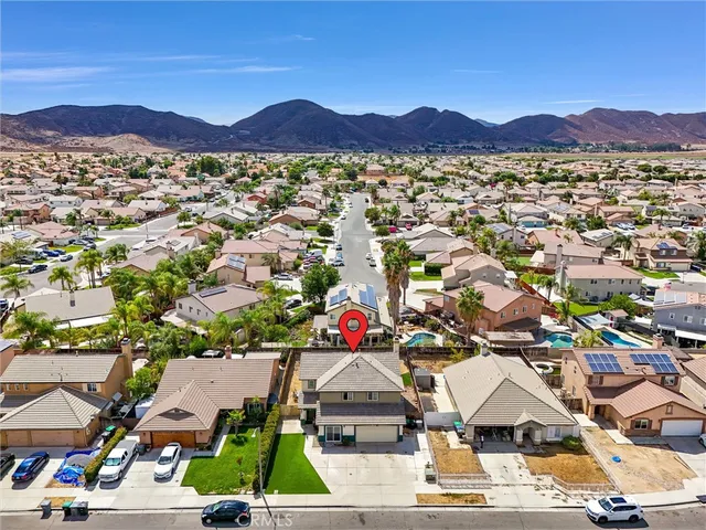 a view of city and mountain view