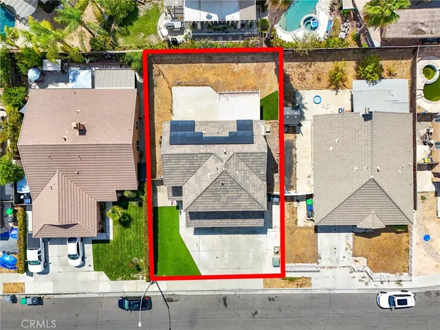 an aerial view of city