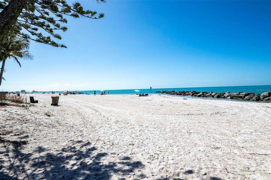 7100 Sunset Way, Unit 810 St. Pete Beach, FL 33706 - Photo 32 of 42 a view of ocean view with beach and ocean view
