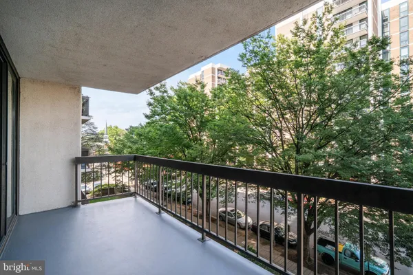 a view of balcony with outdoor space