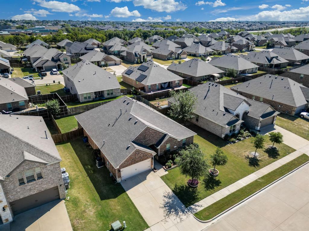 248 Georgetown Drive Forney, TX 75126 - Photo 37 of 39 an aerial view of a residential houses with outdoor space