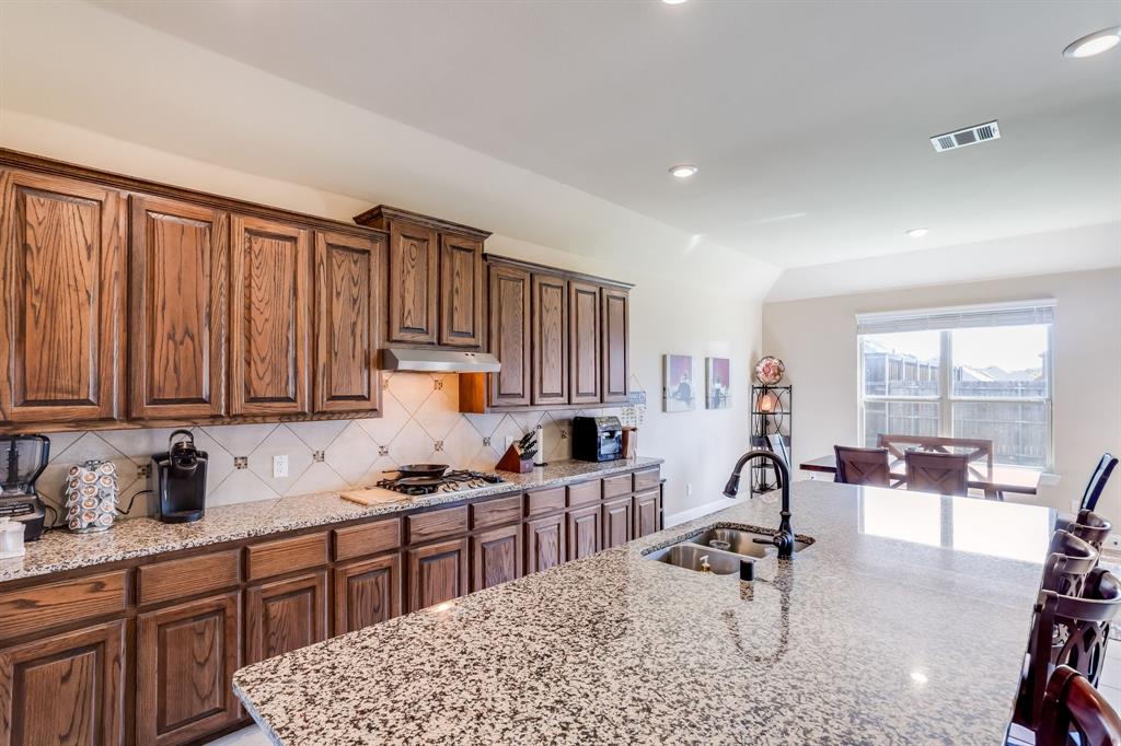 248 Georgetown Drive Forney, TX 75126 - Photo 10 of 39 a kitchen with sink cabinets and outdoor view