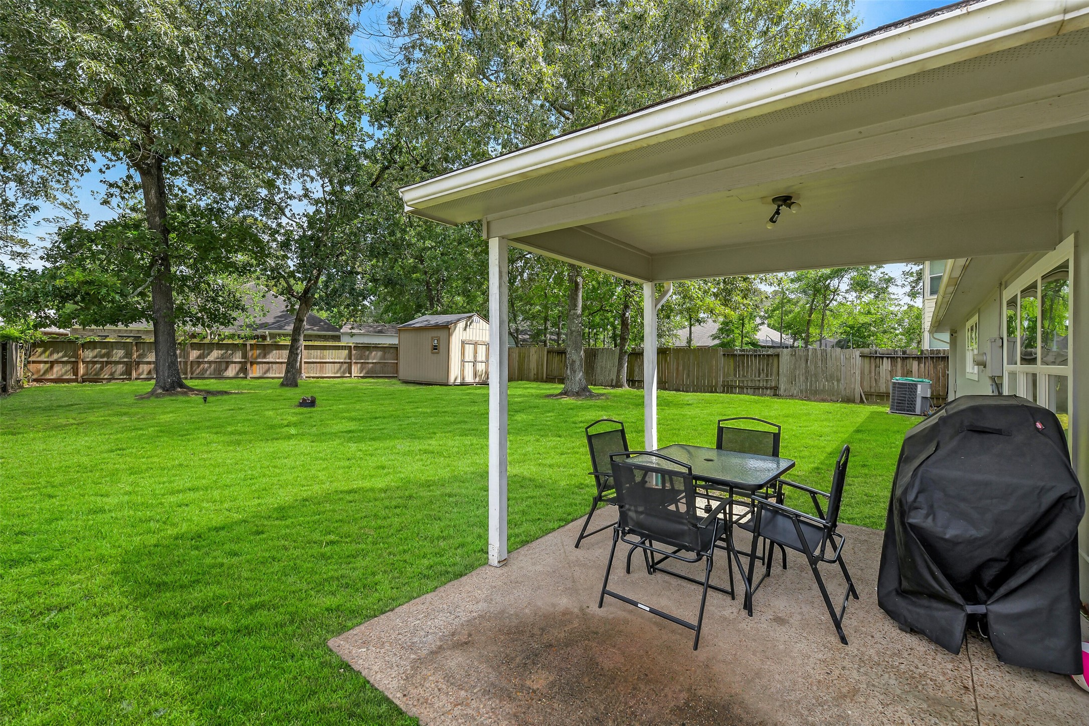 710 Razee Court Crosby, TX 77532 - Photo 23 of 31 a view of yard with seating and green space