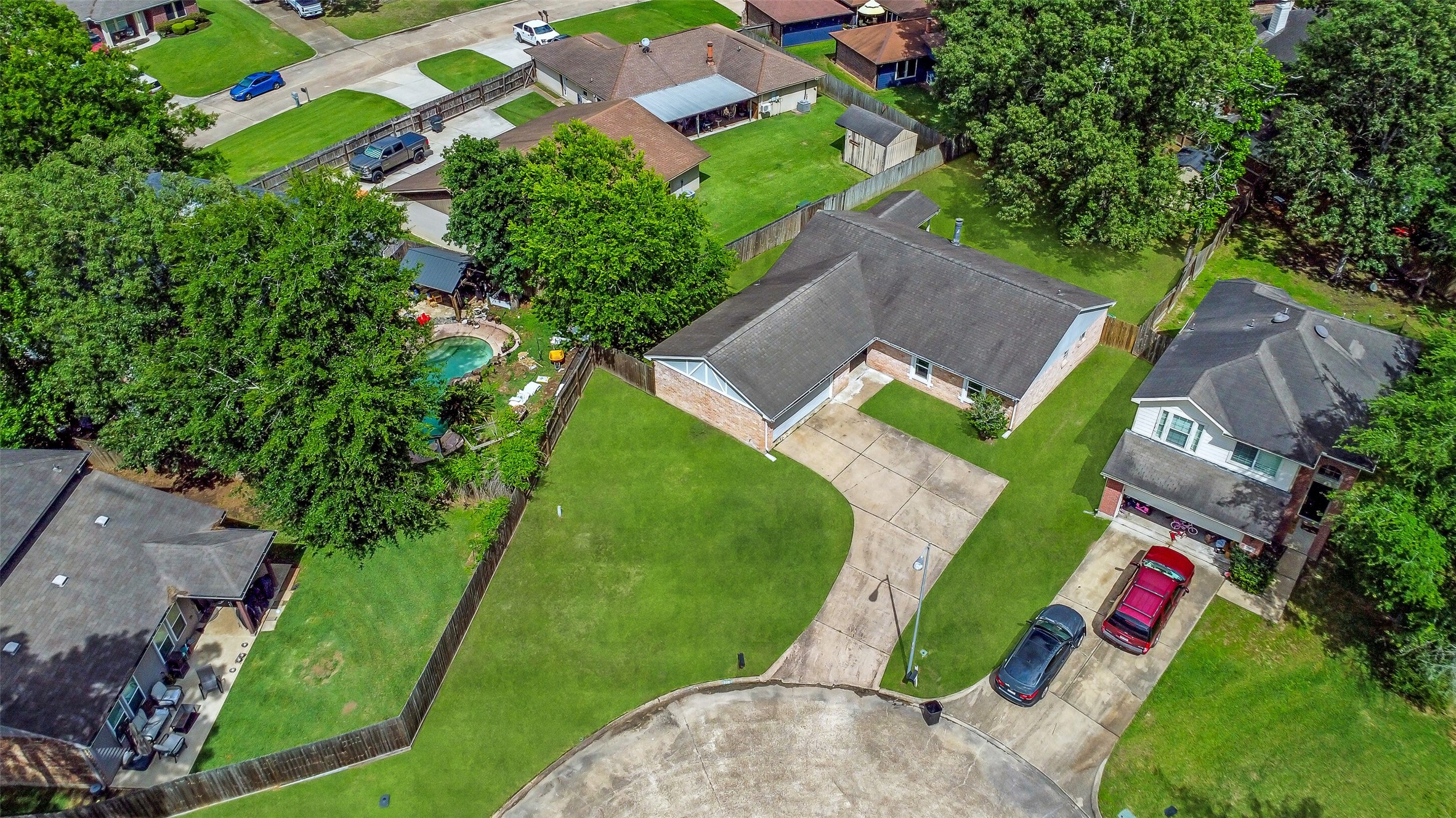 710 Razee Court Crosby, TX 77532 - Photo 28 of 31 an aerial view of a house