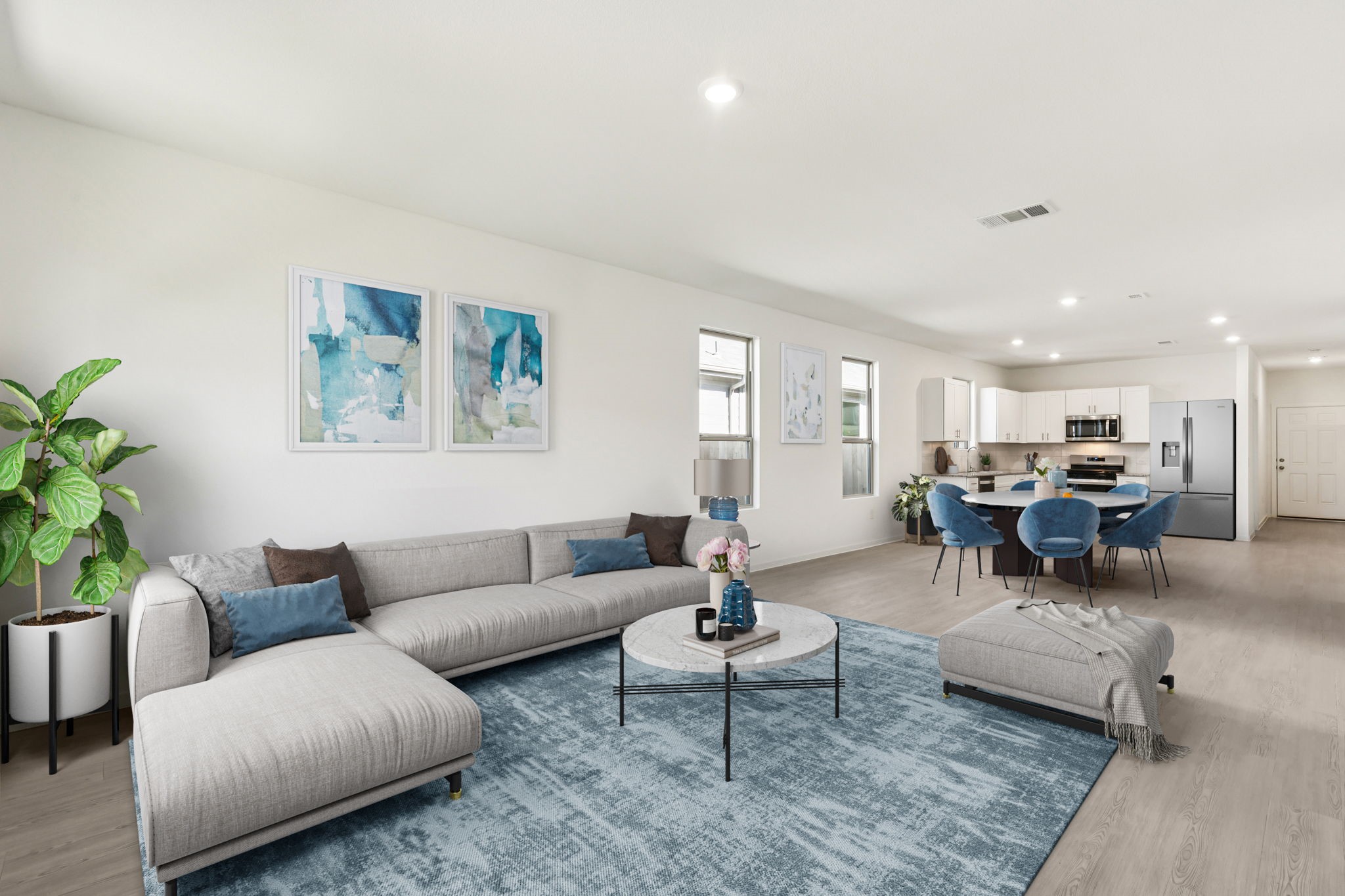 14985 Rustic Moon Road Conroe, TX 77302 - Photo 30 of 32 a living room with furniture and a table