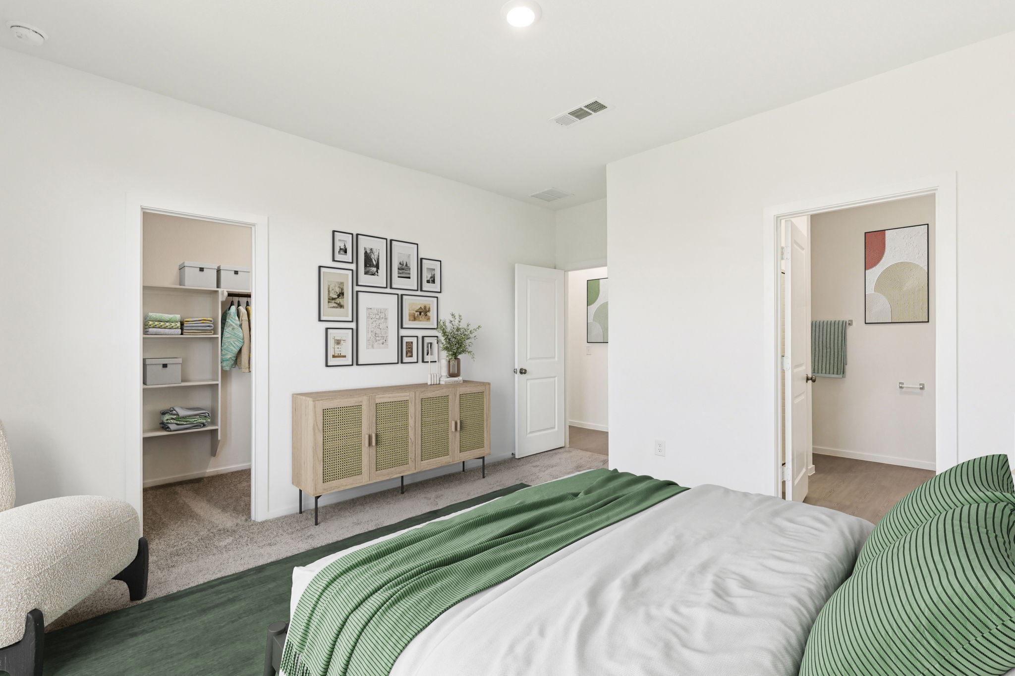 14985 Rustic Moon Road Conroe, TX 77302 - Photo 32 of 32 a bedroom with a bed and a television