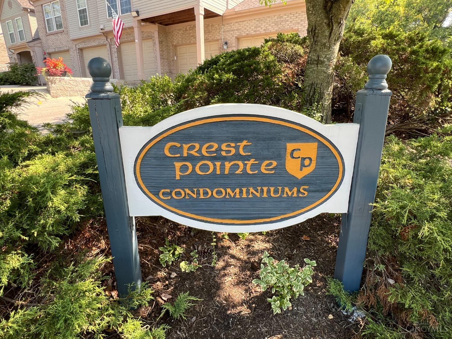 8408 Ridge Pointe Court, Unit 13 Reading, OH 45237 - Photo 28 of 39 Crest Pointe condominiums is a community of 15 condos, which are self-managed by a board of some of its owners. The monthly condo fee includes: association dues, community landscaping, exterior maintenance, snow removal, water & sewer, trash, etc. per the sellers.