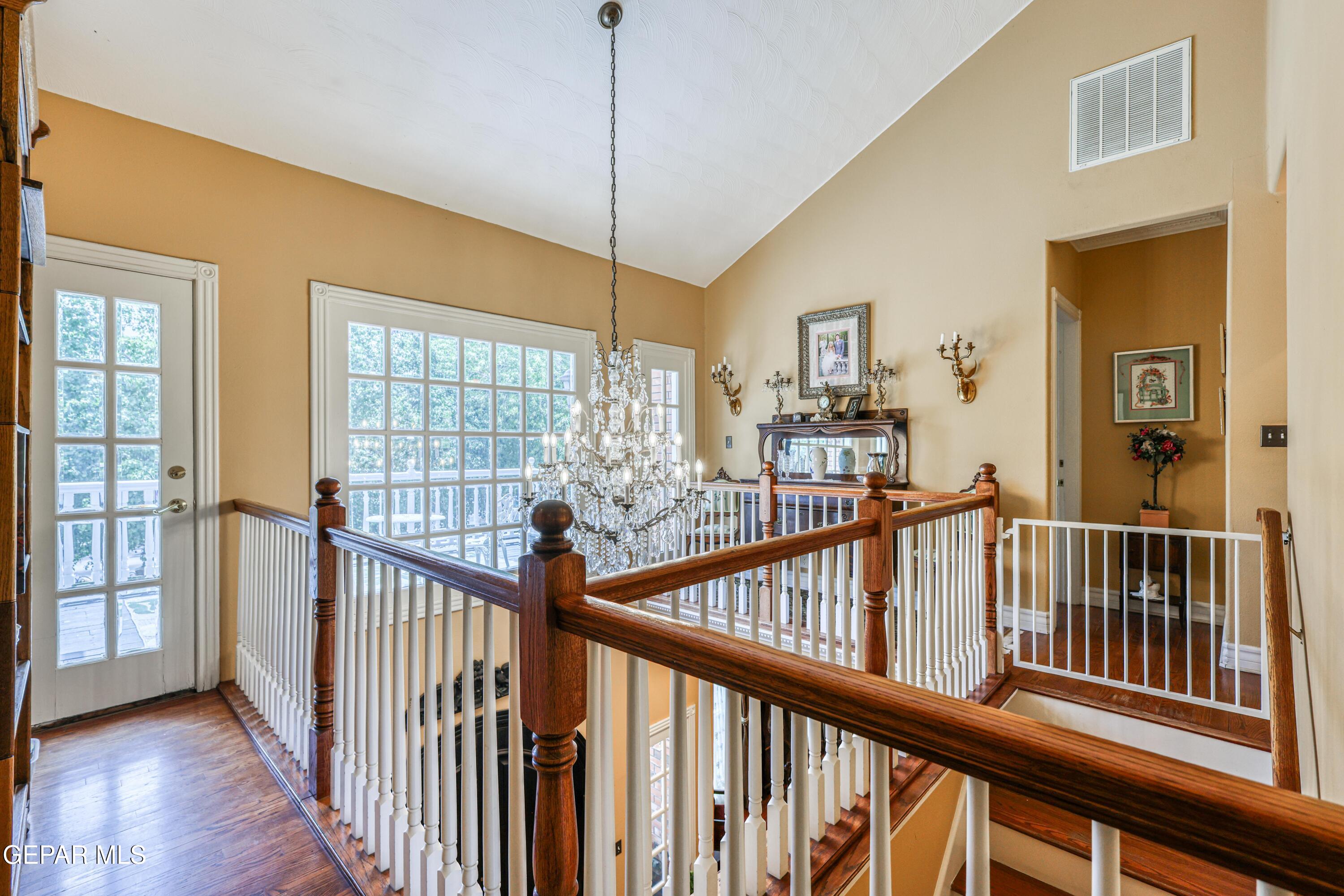 501 Country Club Road El Paso, TX 79932 - Photo 64 of 88 a view of a balcony with wooden floor