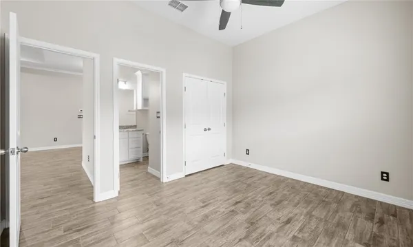 wooden floor in an empty room