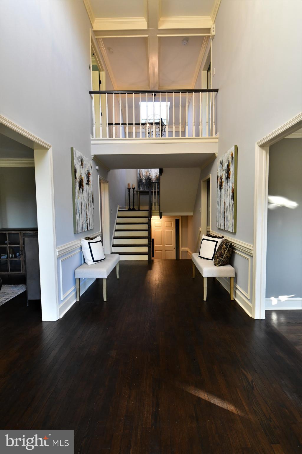 425 Inveraray Villanova, PA 19085 - Photo 4 of 53 a view of livingroom with furniture and wooden floor