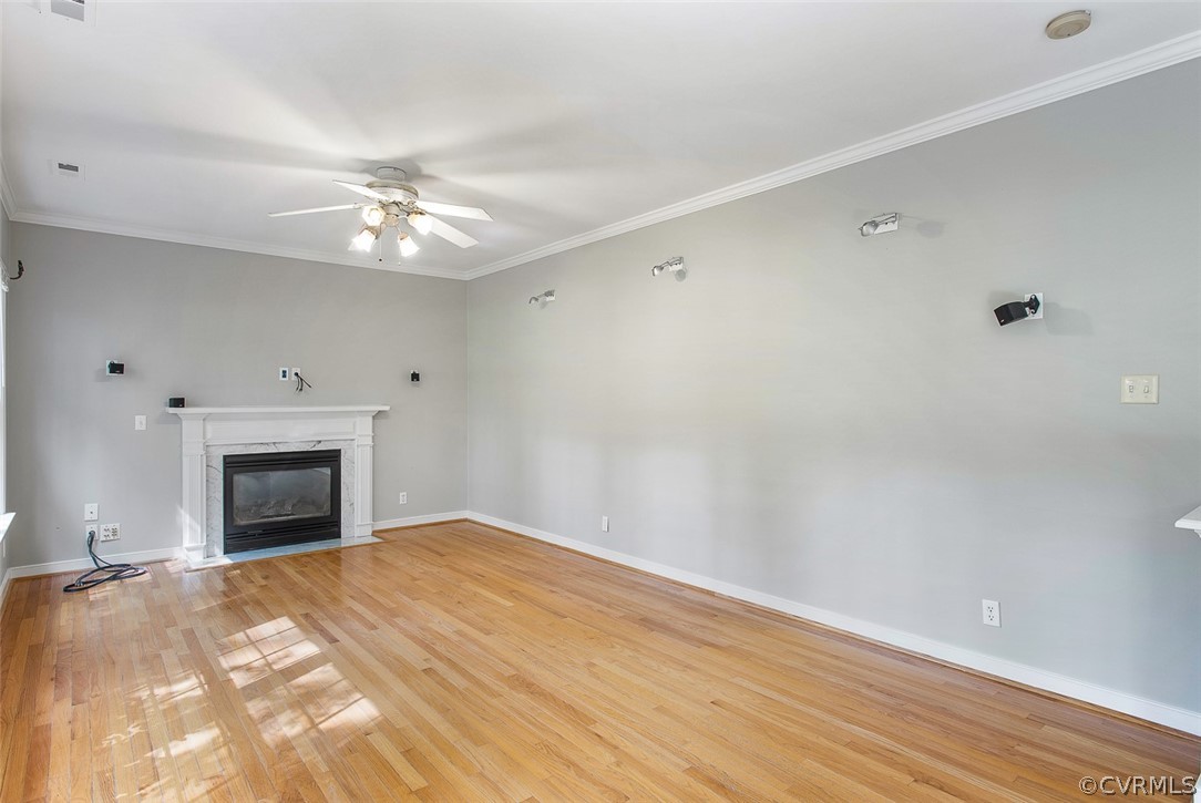 13902 Sagebrook Road Midlothian, VA 23112 - Photo 6 of 37 a view of empty room with a fireplace