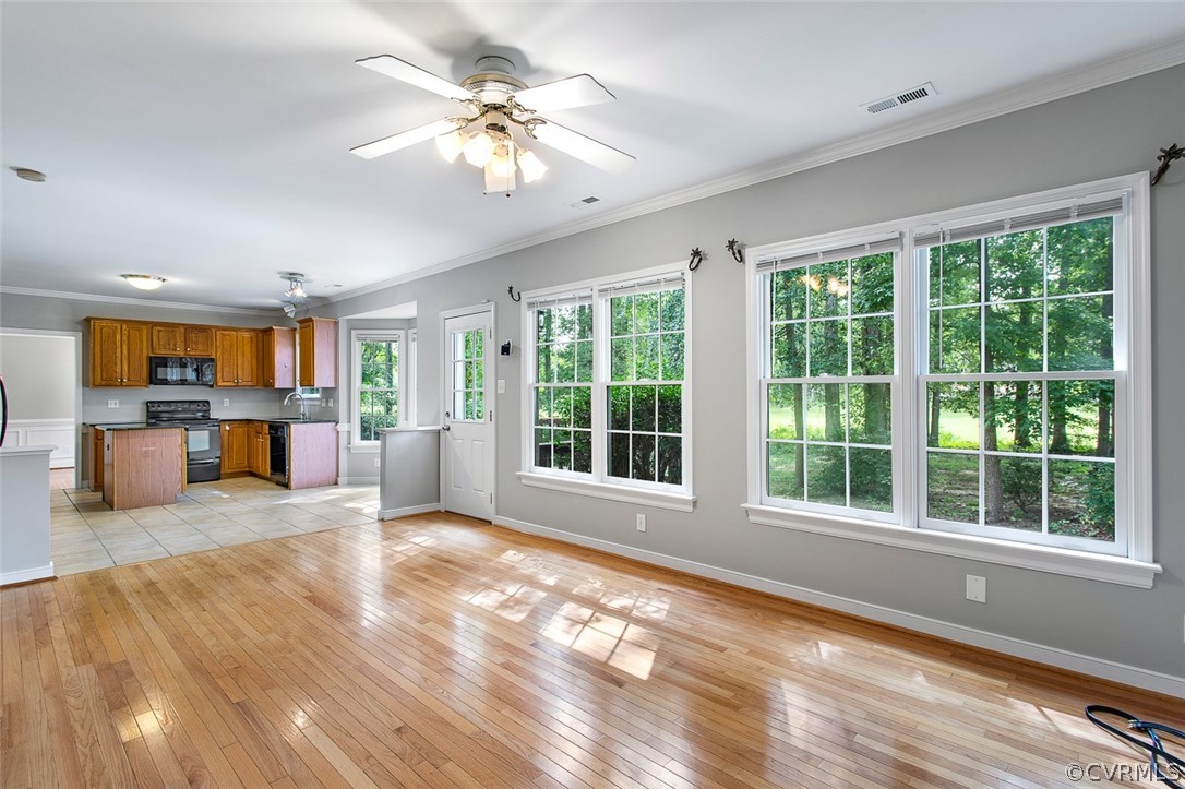 13902 Sagebrook Road Midlothian, VA 23112 - Photo 7 of 37 a view of a living room a window and a kitchen