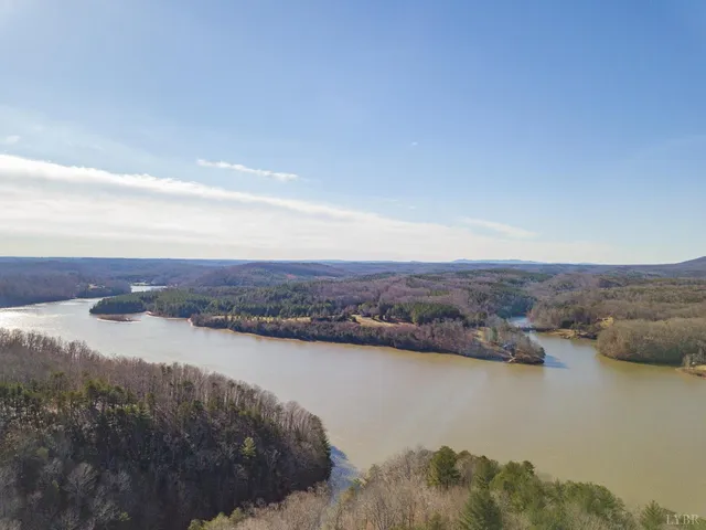 a view of lake and mountain