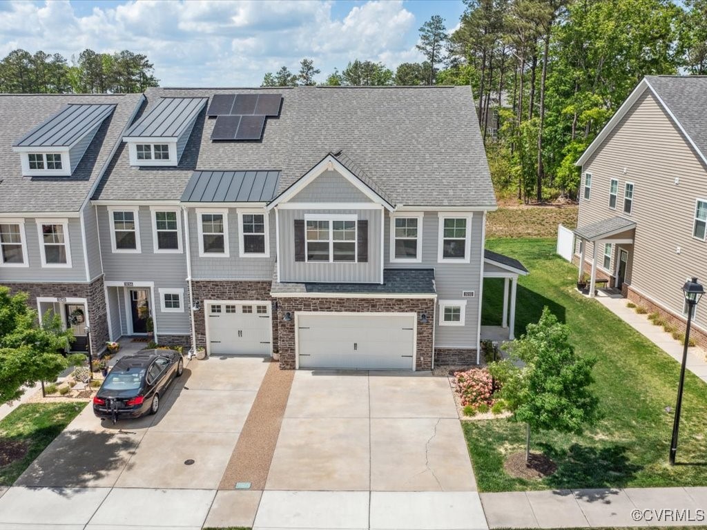 3232 Gannet Lane Midlothian, VA 23112 - Photo 41 of 48 an aerial view of a house with a garden
