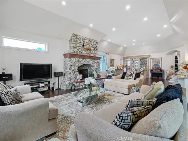 a large spacious bathroom with a large tub and shower