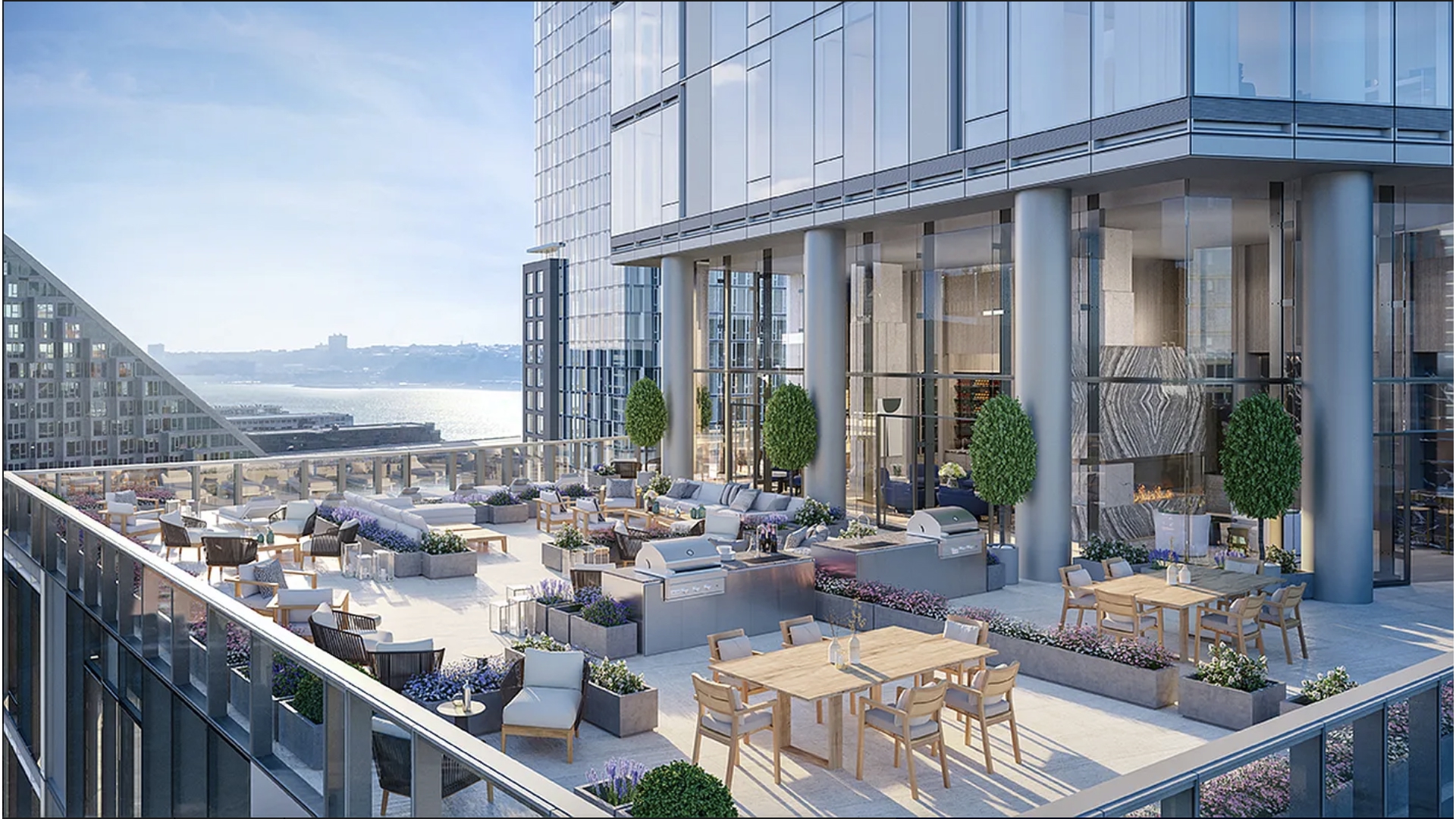30 Riverside Boulevard, Unit 36B Manhattan, NY 10069 - Photo 26 of 27 a city view from a balcony