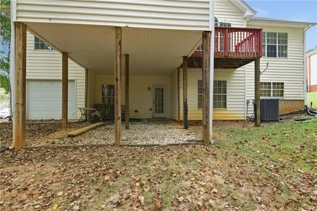 a view of a house with a window