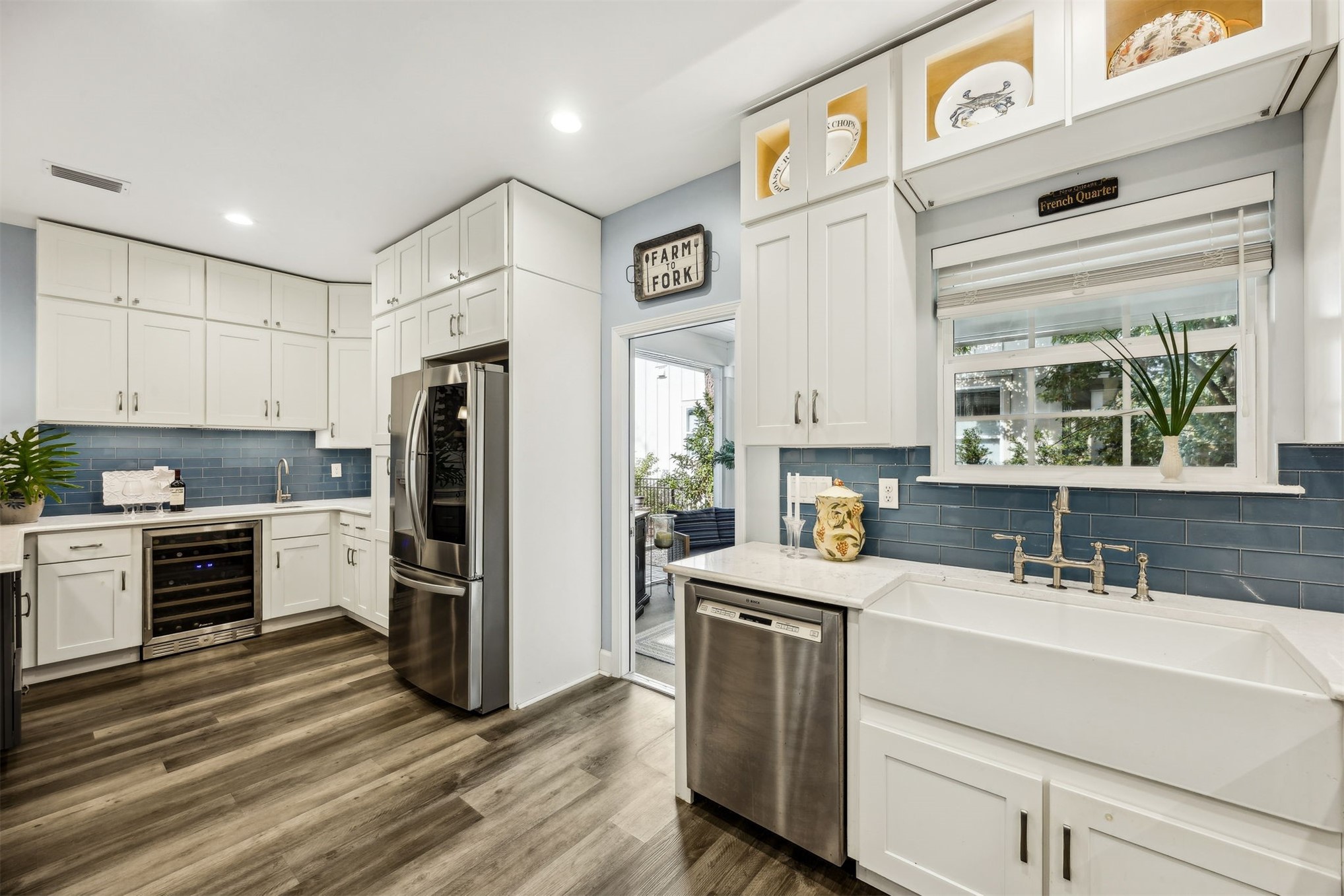 307 Elm Street Fernandina Beach, FL 32034 - Photo 8 of 35 a kitchen with a sink cabinets stainless steel appliances and cabinets