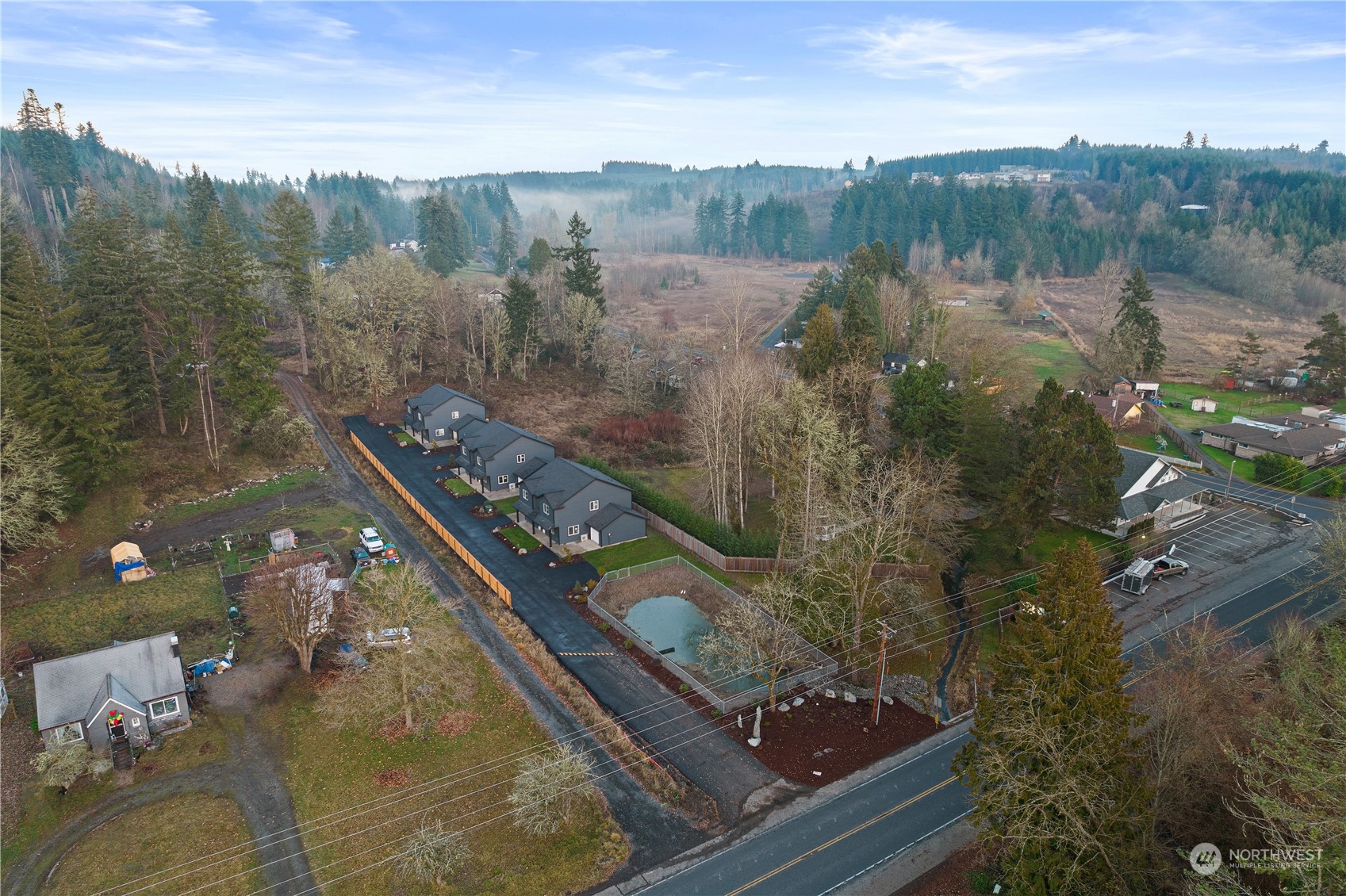2915 Jackson Highway, Unit A Chehalis, WA 98532 - Photo 30 of 30 a view of a lake from a balcony