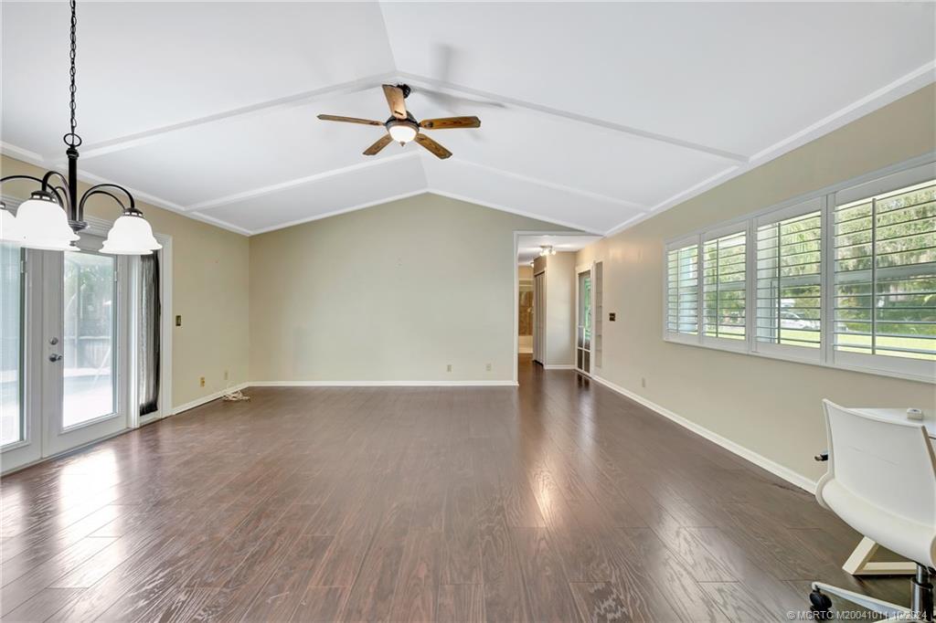 6806 Southwest Chase Court Stuart, FL 34997 - Photo 6 of 37 Living Room looking towards the Front Entry
