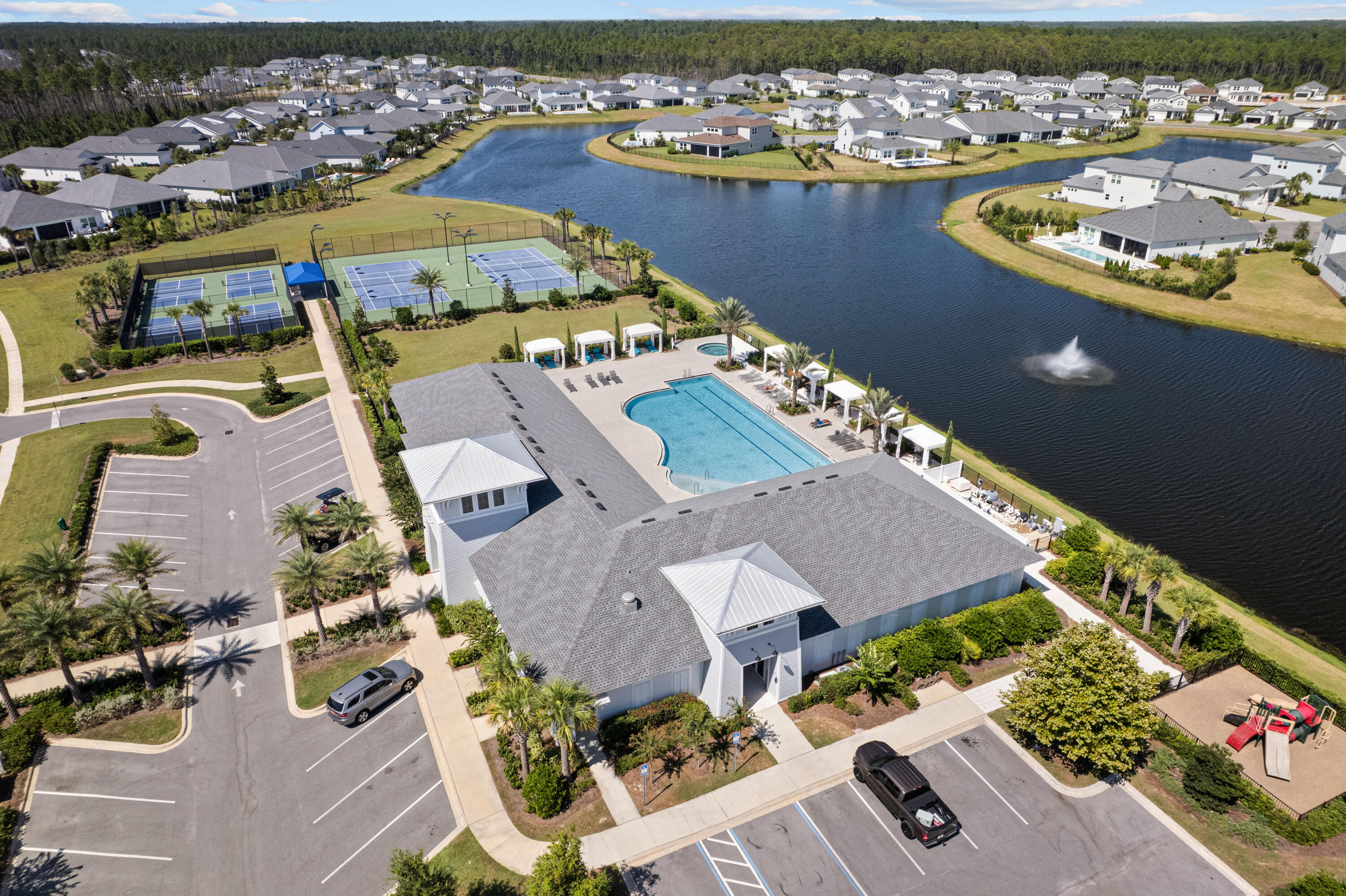 320 West Lafayette Rd Inlet Beach Inlet Beach, FL 32461 - Photo 69 of 90 an aerial view of a house with a swimming pool
