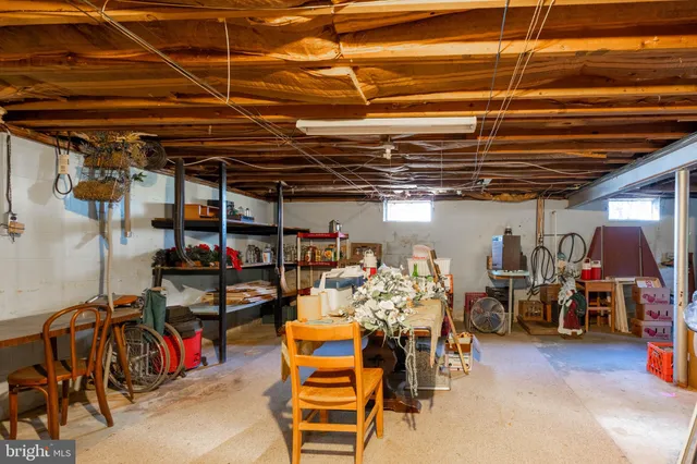 a view of storage and utility room