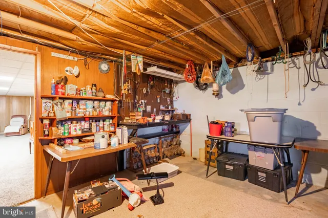 a room with musical instruments