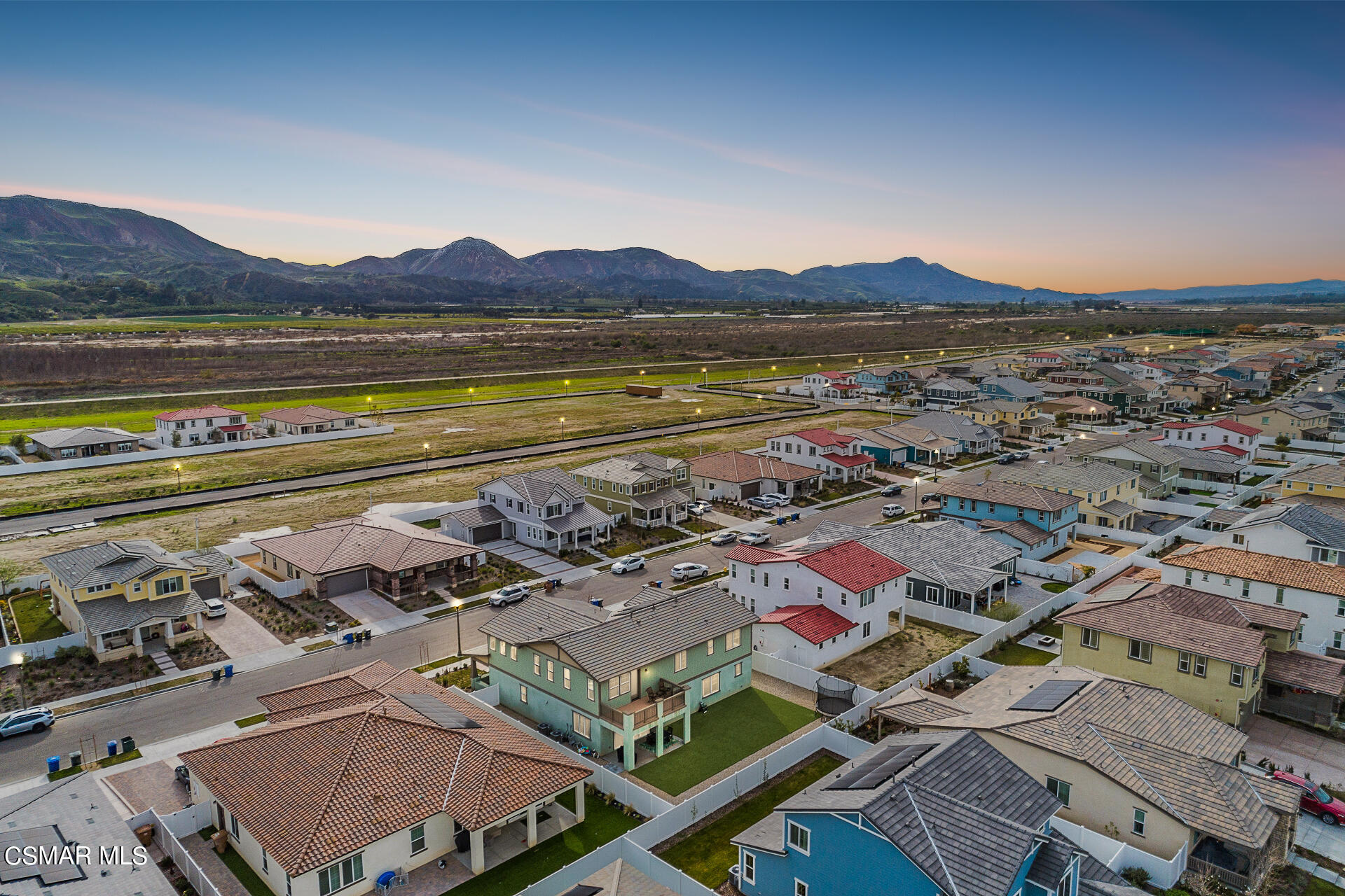 369 Rose Street Fillmore, CA 93015 - Photo 51 of 52 a view of city and ocean with a mountain