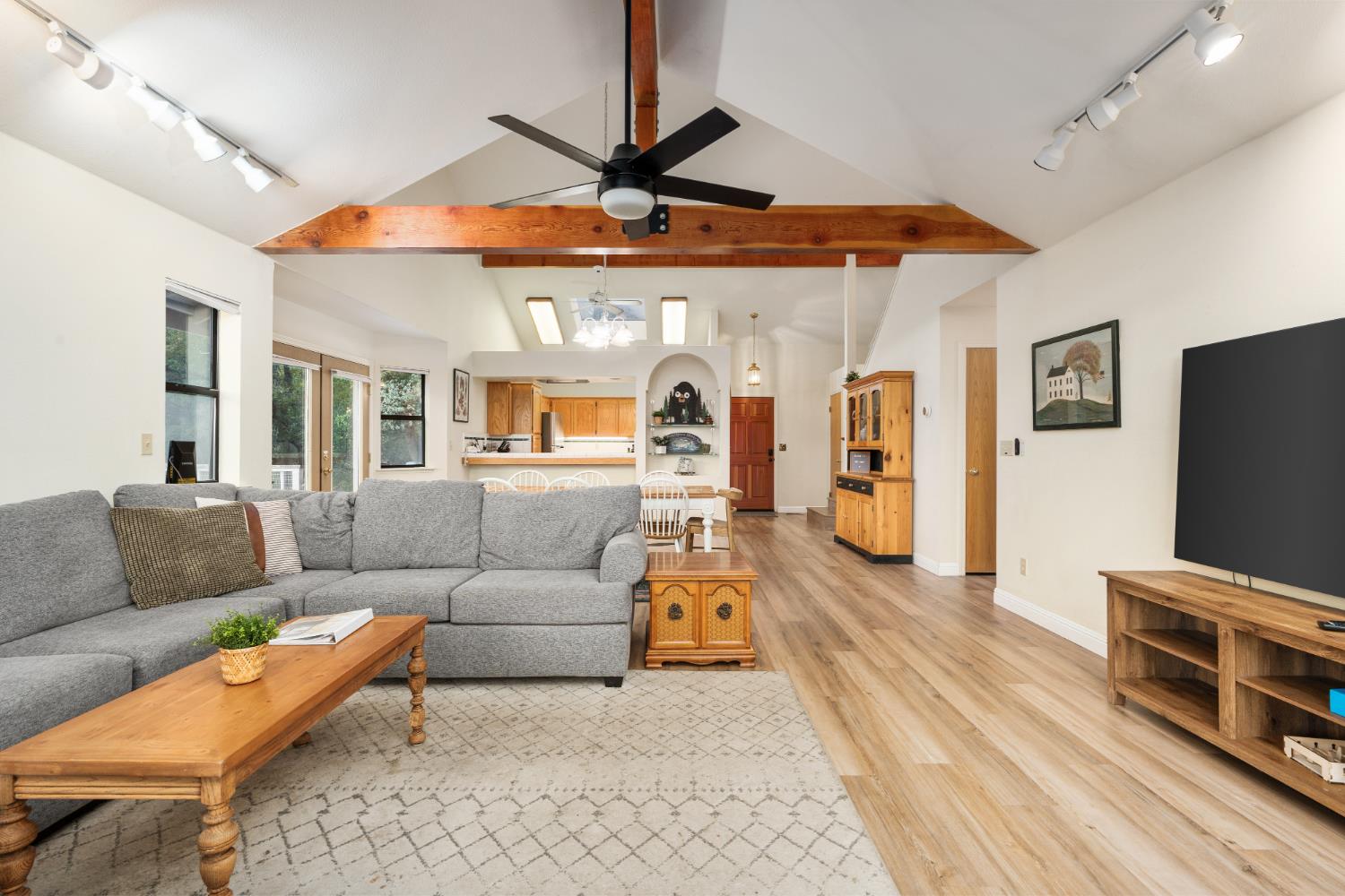 53050 Ridge Top Drive North Fork, CA 93643 - Photo 17 of 52 a living room with furniture and a flat screen tv