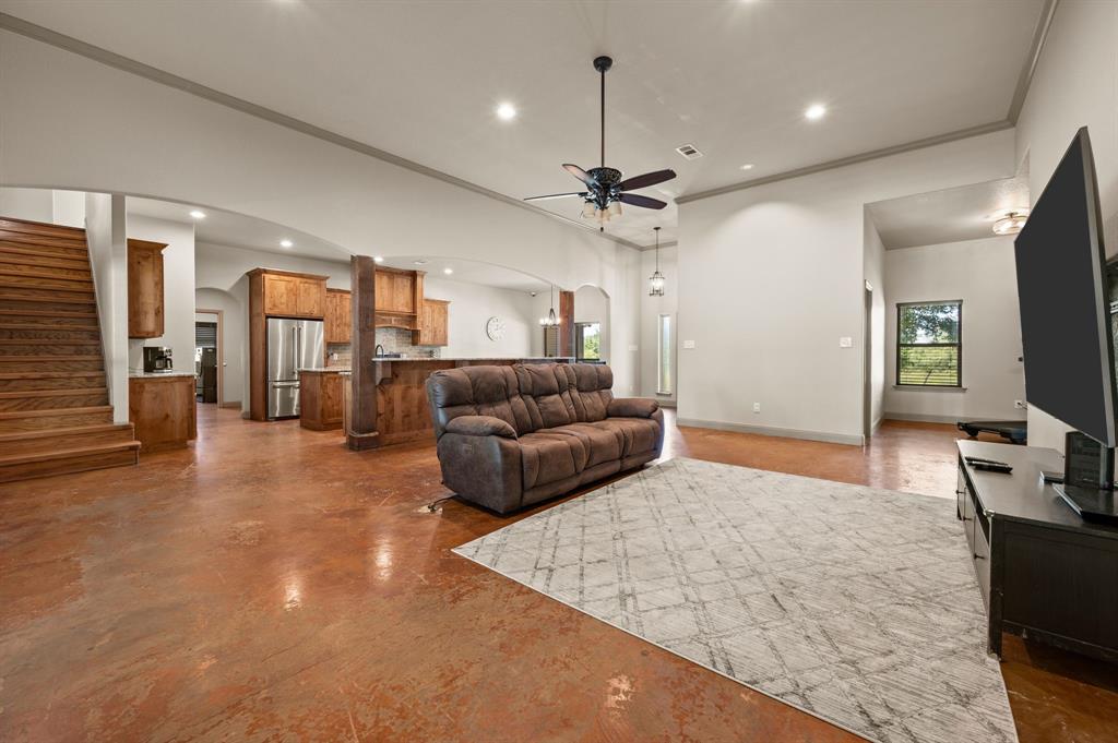 3019 Fm 718 Newark, TX 76071 - Photo 9 of 40 a living room with furniture and a flat screen tv