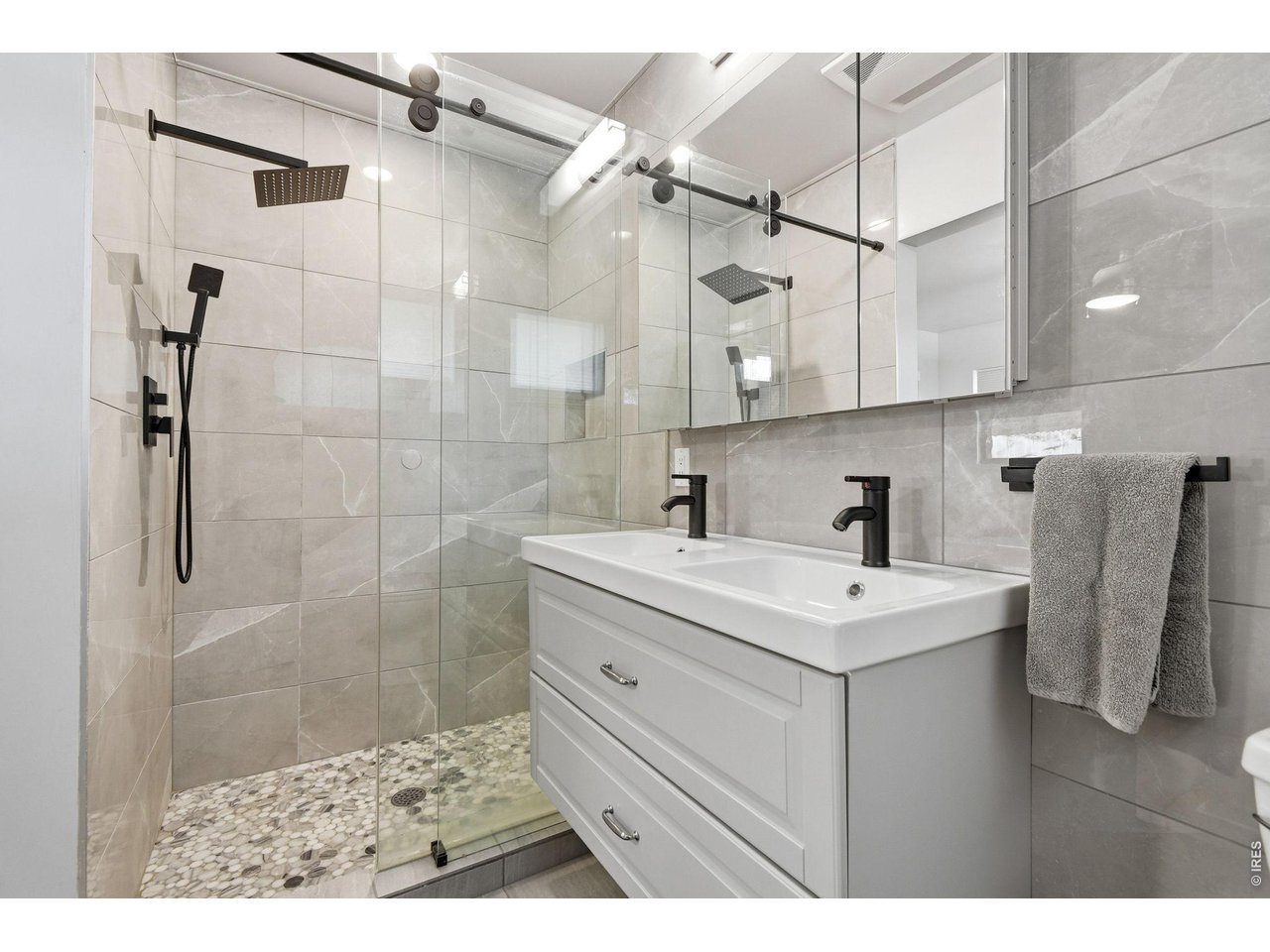2910 19th Street Boulder, CO 80304 - Photo 15 of 28 a view of bathroom with dual sinks