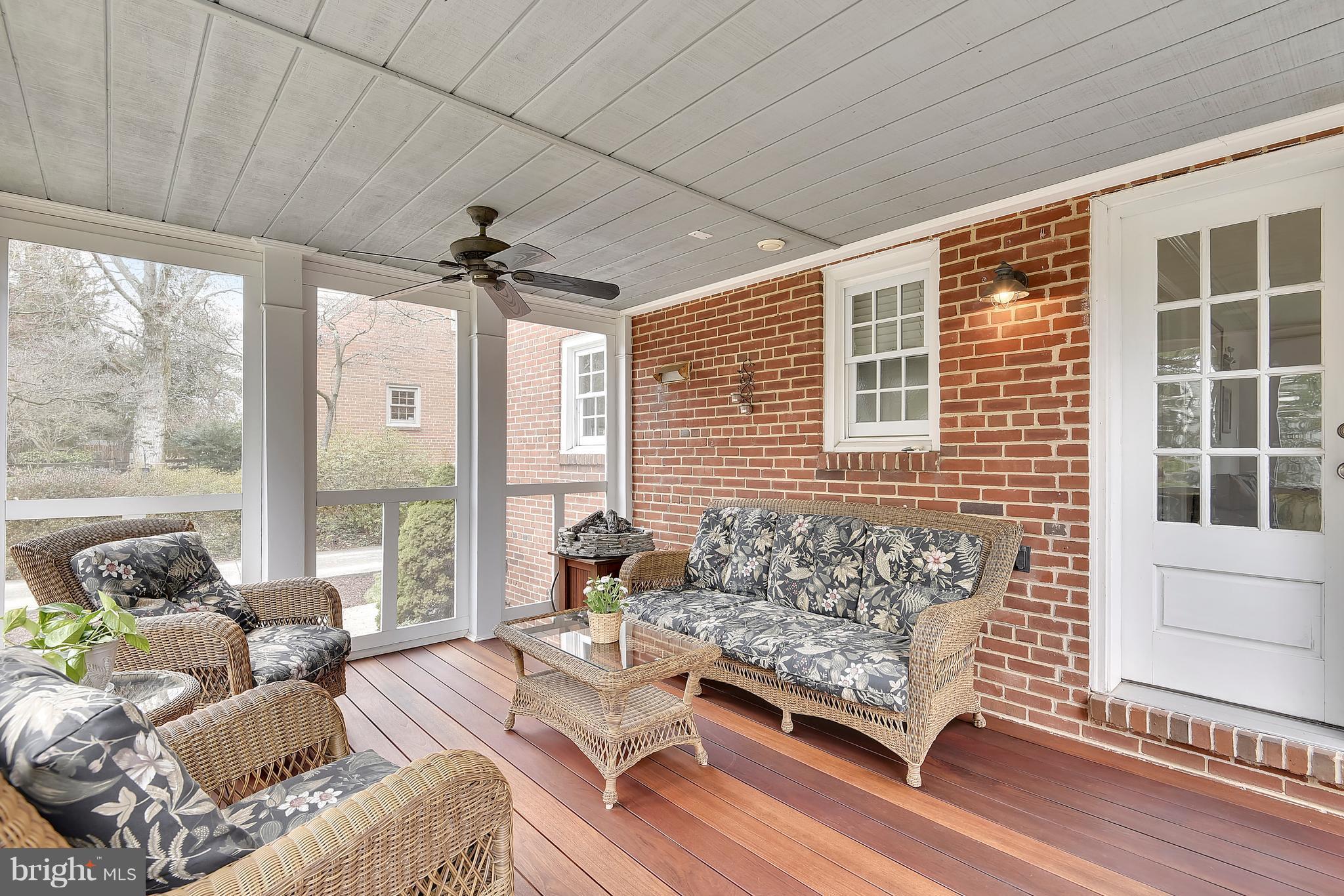 4604 Woodfield Road Bethesda, MD 20814 - Photo 11 of 28 Screened Porch