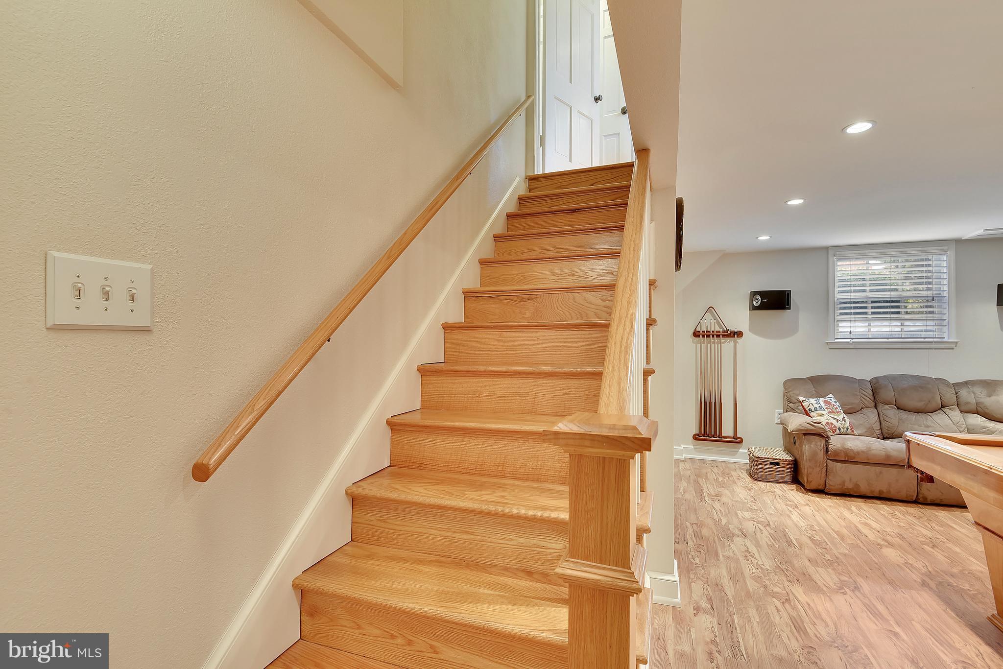 4604 Woodfield Road Bethesda, MD 20814 - Photo 22 of 28 Lower Level Stairs